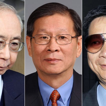 Rafael Hui, mainland official Liao Hui, and Hui's co-defendant Francis Kwan. Photos: Sam Tsang, Xinhua, Dickson Lee
