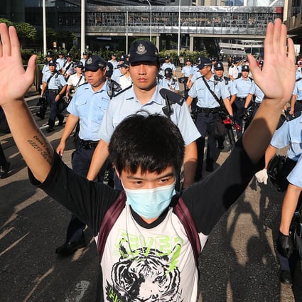 Occupy Central organisers have called for a non-violent protest. Photo: Felix Wong