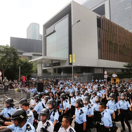 The police force is composed of Hong Kong people and their views probably mirror much of the rest of the mainstream society. Photo: Sam Tsang
