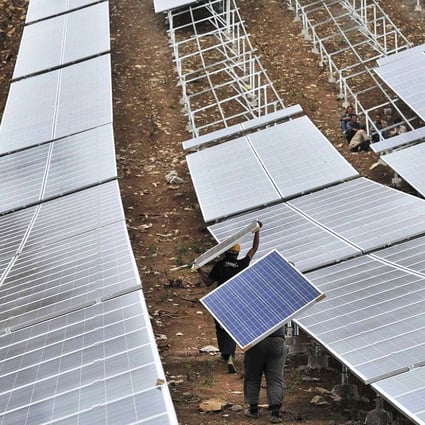 Investment in Chinese solar projects rose to US$12.2 billion in the third quarter, up from US$7.7 billion a year earlier. Photo: Reuters