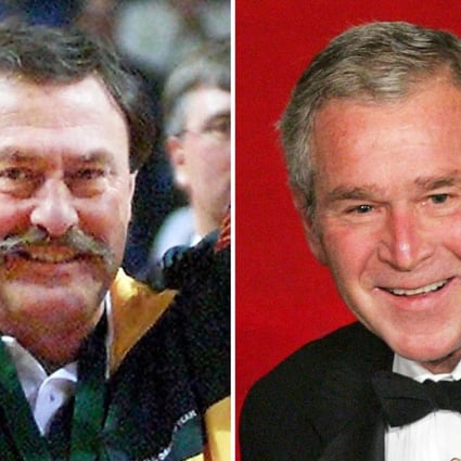 Newcombe and Bush. Photos: AFP