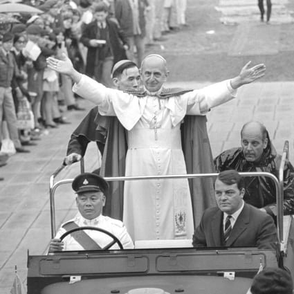 Paul VI on his 1970 visit to Hong Kong. Photo: SCMP Pictures