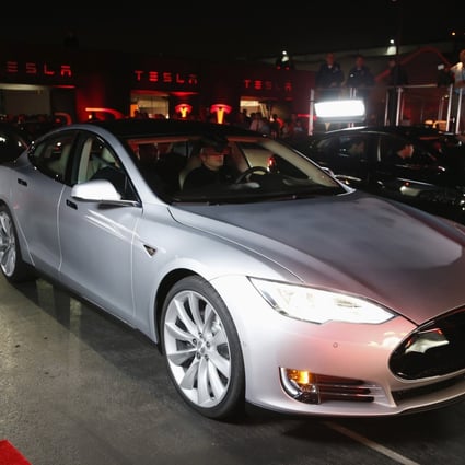 Tesla is selling its luxury electric cars on Tmall. Photo: Reuters