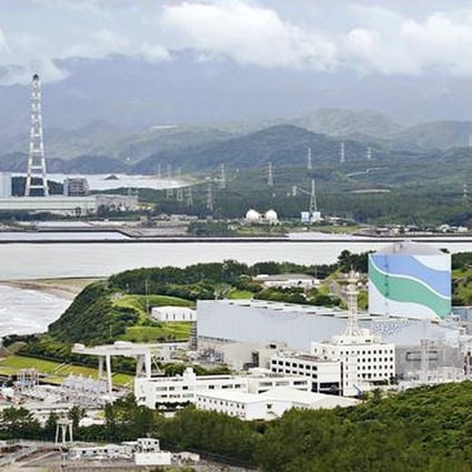 The Sendai nuclear plant, located around 64 kilometres from the active volcano. Photo: Screengrab