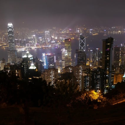 Hong Kong Island at night. The city may be the most light-polluted anywhere. Photo: Martin Chan