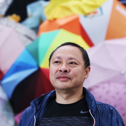 Occupy Central co-founder Benny Tai Yiu-ting at the Admiralty protest site. Photo: Nora Tam