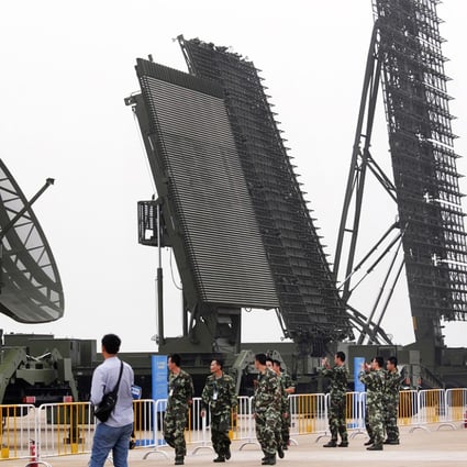 The PLA shows off some of its advanced land-to-air missile and radar hardware at Airshow China yesterday. Photo: Dickson Lee