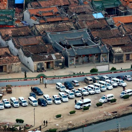 Boshe village in Lufeng after a massive police operation a year ago that led to the seizure of three tonnes of crystal meth. Photo: Xinhua