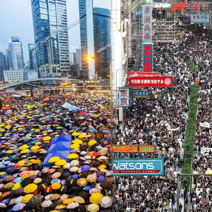 People in Hong Kong feared the passing of “Internet Article 23”. The original Article 23 is a controversial national security bill that provoked half a million Hong Kong people to protest in the streets in 2003 (right). And because people started sharing yellow umbrella pictures (left), Instagram is now the latest member to the club of global internet platforms that are blocked in China, joining Facebook, Twitter and YouTube, amongst others. Photos: Martin Chan, EPA