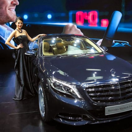 Mercedes premiered its Maybach S600 during the Guangzhou car show last week. US carmakers are playing catch up. Photo: Reuters