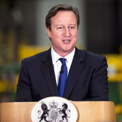 British Prime Minister David Cameron yesterday stepped into a row over Beijing's refusal to let a group of British lawmakers visit Hong Kong. Photo: AFP