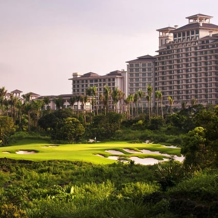Golf courses like this one in Hainan have become part of upscale developments designed to lure luxury homebuyers. Photo: SCMP Pictures