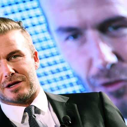 David Beckham and Global Brands, announce their launch of New Global Joint Venture at the Ritz-Carlton in ICC, West Kowloon. Photo: K.Y. Cheng