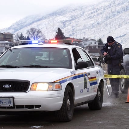 Police investigators attend the scene of an early morning shooting of a Royal Canadian Mounted Police officer this week. Photo: Reuters