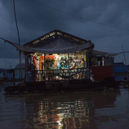 A floating village on Tonle Sap lake, home to most of Cambodia’s ethnic Vietnamese.