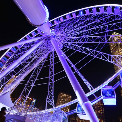 Hong Kong's first Ferris wheel opens for business. Photo: K.Y. Cheng