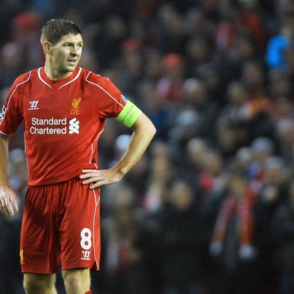 Liverpool's Steven Gerrard contemplates his team's position during their 1-1 draw with FC Basel. Photo: EPA