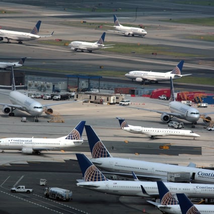 Yu Long was detained at Newark Liberty International Airport (pictured) last month after customs officers found sensitive documents in his luggage. Photo: NYT
