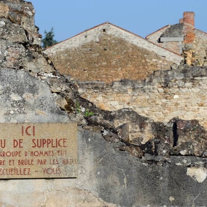 SS troops slaughtered 642 people in the tiny village of Oradour-sur-Glane in western France on June 10, 1944. Photo: AFP