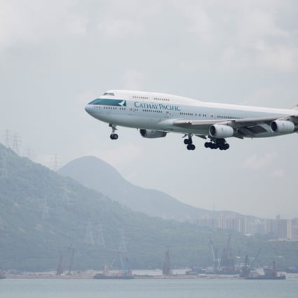 Cathay Pacific last week launched direct flights between Hong Kong-Manchester. Photo: Bloomberg
