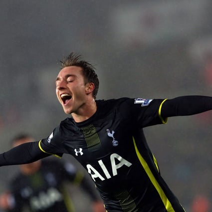 Midfielder Christian Eriksen lifts Spurs into seventh place with his late show against Swansea at the Liberty Stadium. Photo: AFP