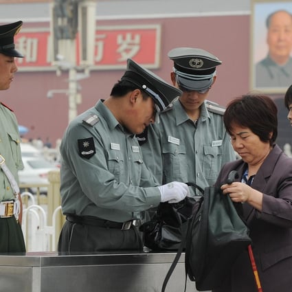Security checks have been tightened on Beijing's public transport, including the entrances to subway stations, since last month's Asia-Pacific Economic Cooperation summit in the capital. File Photo: AFP