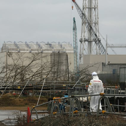 Workers at the tsunami-crippled Fukushima Daiichi nuclear power station in northern Japan earlier this month. Reports say Saturday's quake shook buildings at the plant. Photo: EPA