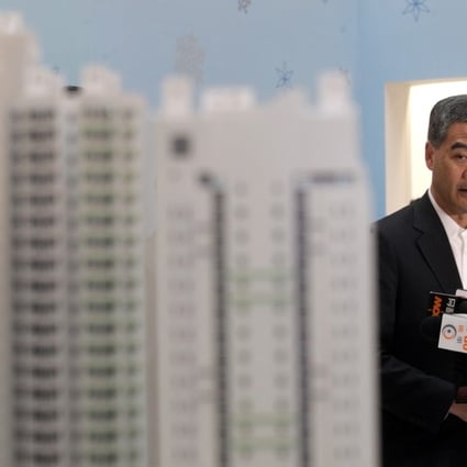 Chief executive Leung Chun-ying promises middle-class residents that the government will try to provide them with affordable housing.