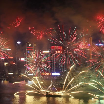 A spectacular fireworks show is planned for Victoria Harbour on New Year's Eve. Photo: Edward Wong