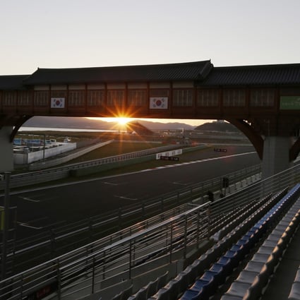 The sun has set on the Korean Grand Prix for the last time. Photo: AP