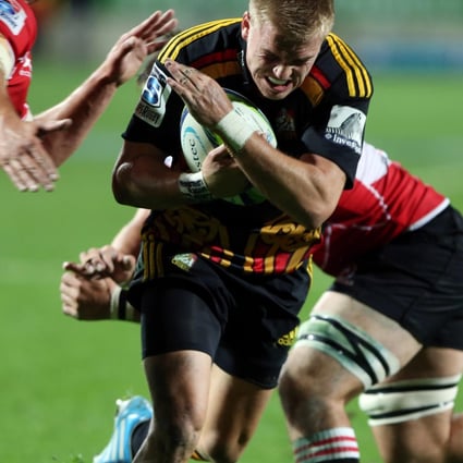 Former Auckland Blues and Waikato Chiefs fly-half Gareth Anscombe qualifies to play for Wales through his mother's lineage. Photo: AFP