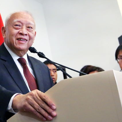 Tung Chee-hwa, speaking yesterday, is the first former chief executive to remark on an incumbent's annual policy address. Photo: Sam Tsang