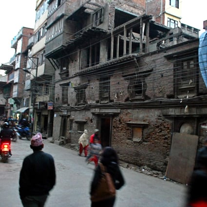 The facade of this 200-year-old house in Kathmandu's Baidya Chowk area will be restored, at least for now. Photo: Bibek Bhandari