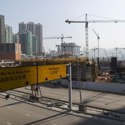 Hong Kong construction site in West Kowloon. The city's construction costs are the highest in Asia and needs reform. Photo: Bloomberg