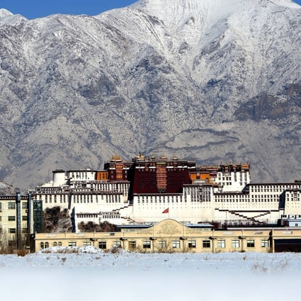 The Potala Palace in Lhasa, capital of Tibet, pictured after a snowfall on January 9. Photo: Xinhua