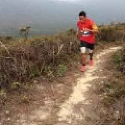 Samir Tamang on his way to victory in the50km MSIG Sai Kung 50 in four hours, 58 minutes and 40 seconds. Photo: SMP Pictures