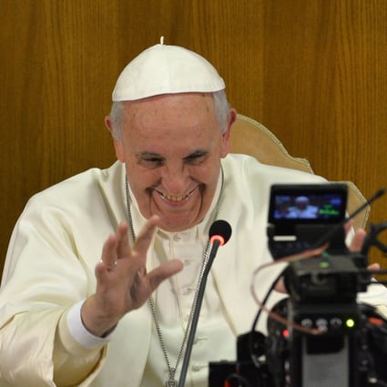 Pope Francis says it's OK to spank your children in order to discipline them. Photo: AFP