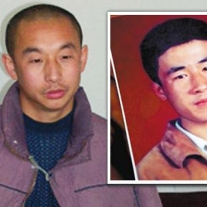 Zhao Zhihong (left) is awaiting sentence after confessing to the murder for which an innocent man, Huugjilt (inset), was executed in 1996. Photos: SCMP Pictures