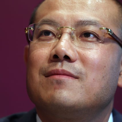 Greenland Hong Kong chairman Chen Jun earlier told the South China Morning Post that the company targeted annual sales of 50 billion yuan by 2018. Photo: Jonathan Wong