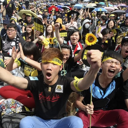 Taiwan To Charge Leaders Of Last Spring S Sunflower Student Movement South China Morning Post