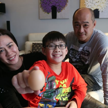 Julian Ngai has overcome his allergy to eggs after treatment, and now he eats one everyday. But these treatments have to be given by specialists, which Hong Kong doesn't have enough of. Photo: Kok-yin Cheng/SCMP
