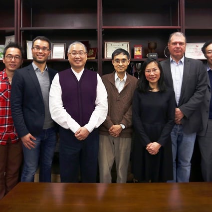 HKU law professors, from left: Fu Hualing, Thomas Cheng, Marco Wan, Michael Hor, Albert Chen, Lusina Ho, Scott Veitch, Zhang Xianchu and Wilson Chow. Photo: Jonathan Wong