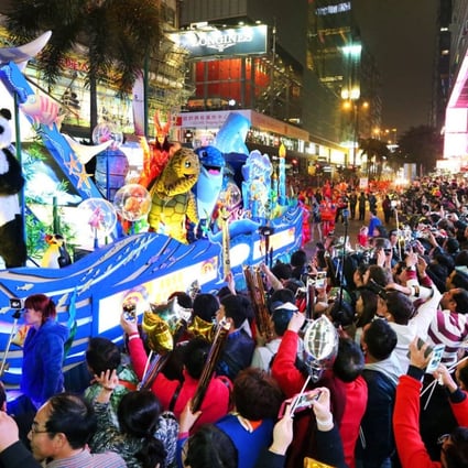 Tens of thousands flock to Hong Kong’s annual Lunar New Year night