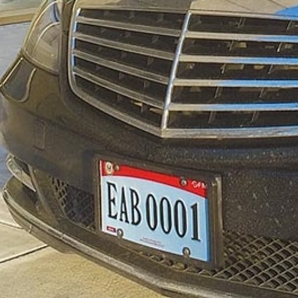The US Office of Foreign Missions has issued new licence plates starting with the letter “E” to Taiwan foreign service officials in the US. Photo: SCMP Pictures