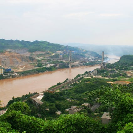 The site where the Xiaonanhai dam was planned to be built on the upper reaches of the Yangtze River, near the city of Chongqing. Photo: SCMP Pictures