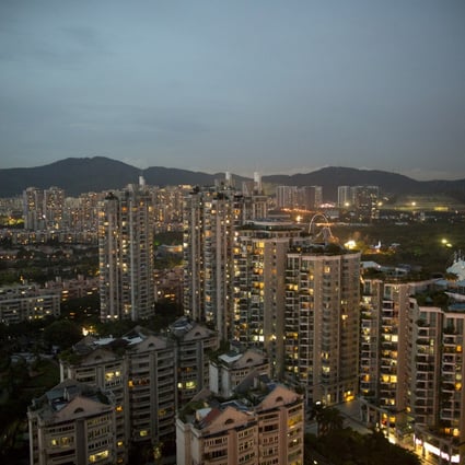 New home sales in Shenzhen gained 143.96 per cent last month from February to 507,200 square metres. Photo: Bloomberg
