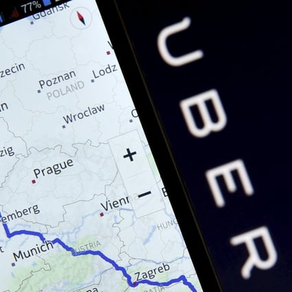 Guangzhou and Chengdu government officials raided mainland offices of Uber, alleging that it was operating without proper legal status. Photo: Reuters