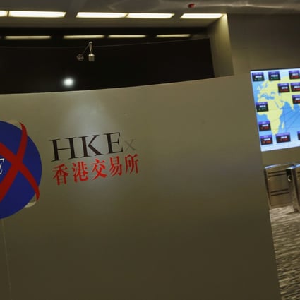The offices of Hong Kong Exchanges and Clearing, the operator of the stock market here, whose shares are a battleground between bulls and bears divided about the direction of its stock. Photo: Reuters