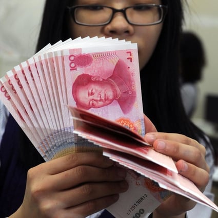 Offshore yuan bonds worth 12 billion yuan were offered yesterday, including 5 billion yuan of three-year bonds at 2.8 per cent. Photo: AFP