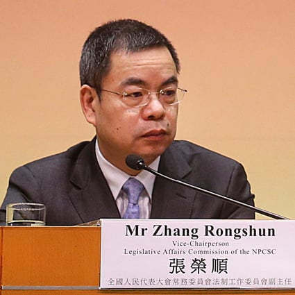 Zhang Rongshun was quoted as saying that corporate voting could not be abolished. Photo: David Wong
